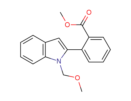 methyl 2-[(N-methoxymethyl)indol-2-yl]benzoate