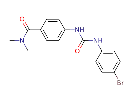 4-[3-(4-bromo-phenyl)-ureido]-N,N-dimethyl-benzamide