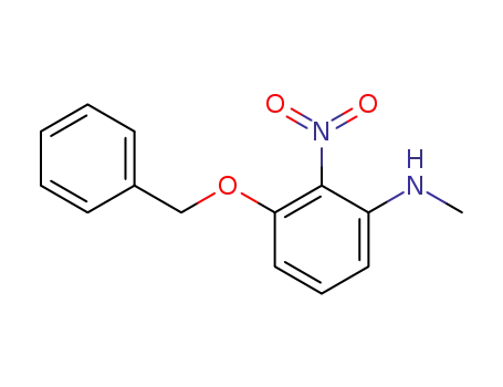 Benzenamine, N-methyl-2-nitro-3-(phenylmethoxy)-