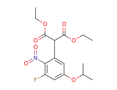 diethyl 2-(3-fluoro-5-isopropoxy-2-nitrophenyl)malonate