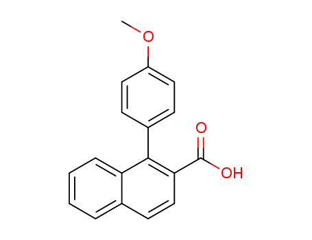 Molecular Structure of 1332452-82-0 (1-(4-methoxyphenyl)-2-naphthoic acid)