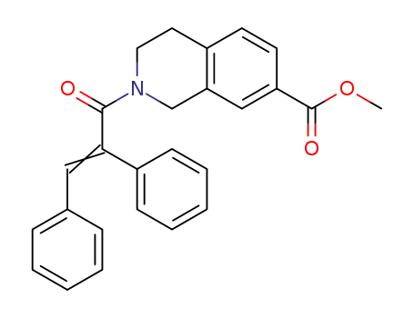 methyl 2-(2,3-diphenylacryloyl)-1,2,3,4-tetrahydroisoquinoline-7-carboxylate