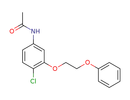 Molecular Structure of 1349821-06-2 (N-[4-chloro-3-(2-phenoxyethoxy)phenyl]acetamide)