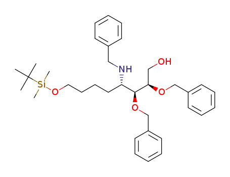 (2R,3S,4S)-4-(benzylamino)-2,3-bis(benzyloxy)-8-(tert-butyldimethylsilyloxy)octan-1-ol