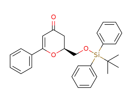 (S)-2-((tert-butyldiphenylsilyloxy)methyl)-6-phenyl-2H-pyran-4(3H)-one