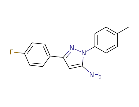 3-(4-fluorophenyl)-1-(4-methylphenyl)-1H-pyrazol-5-amine