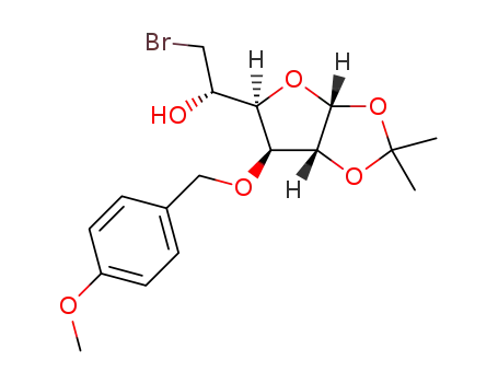6-bromo-6-deoxy-1,2-O-isopropylidene-3-O-(p-methoxybenzyl)-α-D-glucofuranose