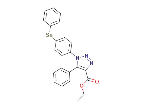 ethyl 5-phenyl-1-(4-(phenylselanyl)phenyl)-1H-1,2,3-triazole-4-carboxylate