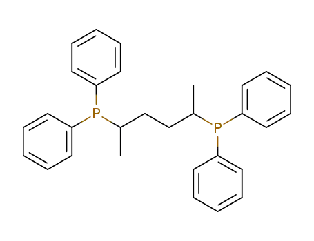 Molecular Structure of 216019-41-9 (2R,5R-bis(diphenylphosphino)hexane)