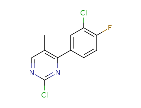 2-chloro-4-(3-chloro-4-fluorophenyl)-5-methylpyrimidine