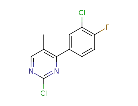 2-chloro-4-(3-chloro-4-fluorophenyl)-5-methylpyrimidine