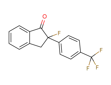 2-fluoro-2-(4-(trifluoromethyl)phenyl)-2,3-dihydro-1H-inden-1-one