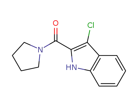 (3-chloro-1H-indol-2-yl)-pyrrolidin-1-yl-methanone