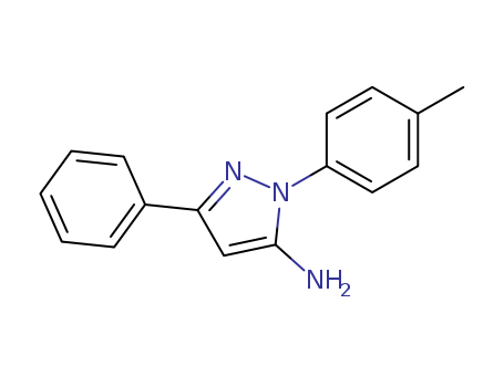 3-Phenyl-1-p-tolyl-1H-pyrazol-5-ylamine