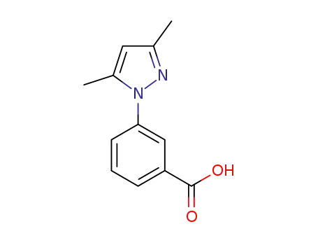 Molecular Structure of 312531-88-7 (3-(3,5-DIMETHYL-PYRAZOL-1-YL)-BENZOIC ACID)