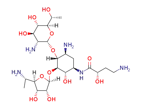 6′-(R)-methyl-5-O-(5-amino-5,6-dideoxy-α-L-talofuranosyl)-1-N-[(S)-4-amino-2-hydroxy-butanoyl]-paromamine