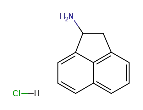 Molecular Structure of 5668-66-6 (1-Acenaphthenamine hydrochloride)