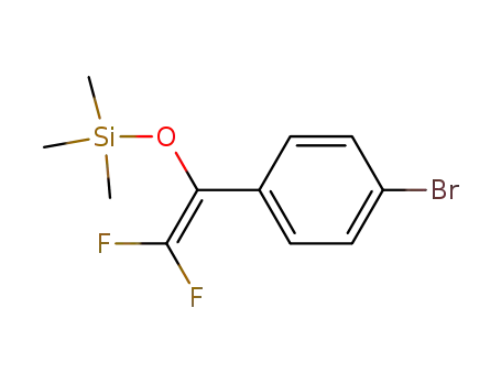 ((1-(4-bromophenyl)-2,2-difluorovinyl)oxy)trimethylsilane