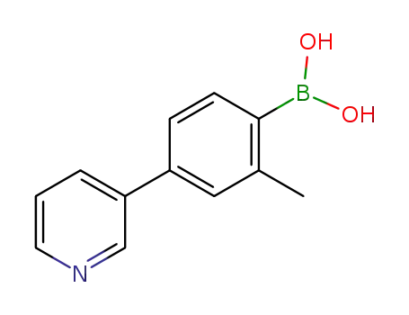 2-methyl-4-(pyridin-3-yl)phenyl boronic acid