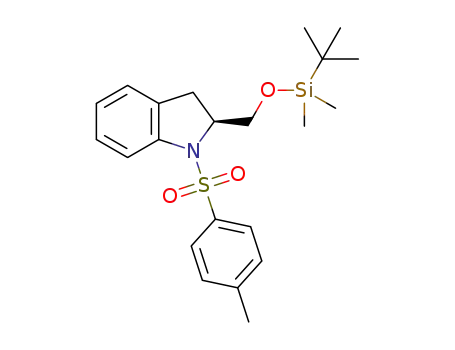 (S)-2-(((tert-butyldimethylsilyl)oxy)methyl)-1-tosylindoline