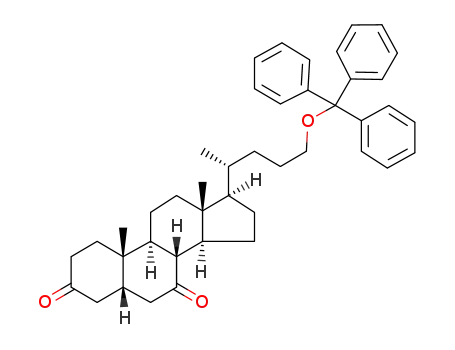3,7-dioxo-24-triphenylmethoxy-5β-cholane