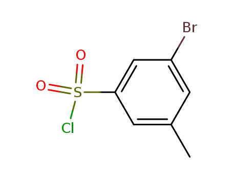 Molecular Structure of 885520-33-2 (3-BROMO-5-METHYLBENZSULPHONYL CHLORIDE)