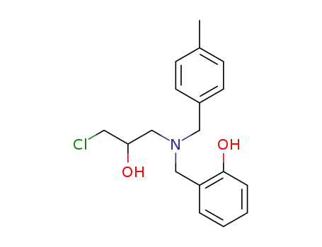 2-{[(3-chloro-2-hydroxypropyl)[(4-methylphenyl)methyl]amino]methyl}phenol