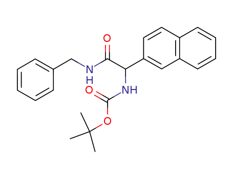 (RS)-N-benzyl 2-N-(t-butoxycarbonyl)amino-2-(naphthalen-2-yl)acetamide