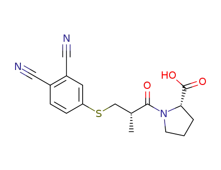 Molecular Structure of 1446888-23-8 (4-captopril phthalonitrile)