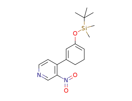 4-(3-((tert-butyldimethylsilyl)oxy)cyclohexa-1,3-dien-1-yl)-3-nitropyridine