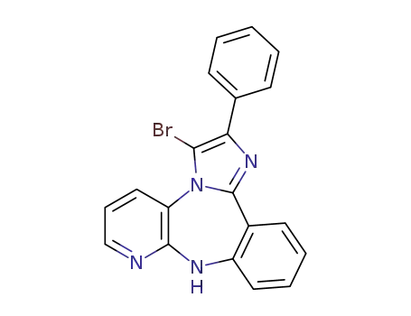 3-bromo-2-phenyl-9H-benzo[f]imidazo[1,2-d]pyrido[2,3-b][1,4]diazepine