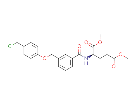 (R)-dimethyl 2-(3-((4-(chloromethyl)phenoxy)methyl)benzamido)pentanedioate