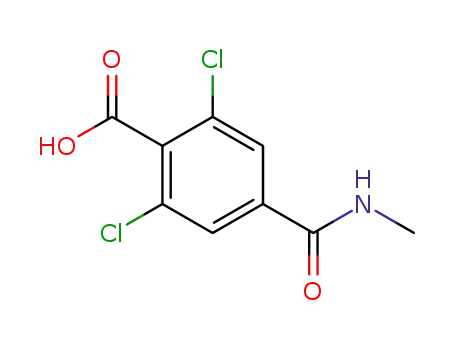 2,6-dichloro-4-(methylcarbamoyl)benzoic acid