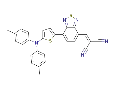 Propanedinitrile, 2-[[7-[5-[bis(4-Methylphenyl)aMino]-2-thienyl]-2,1,3-benzothiadiazol-4-yl]Methylene]-