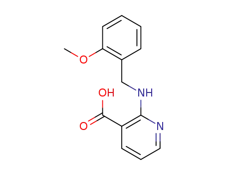 Molecular Structure of 1019372-81-6 (2-(2-methoxybenzylamino)nicotinic acid)
