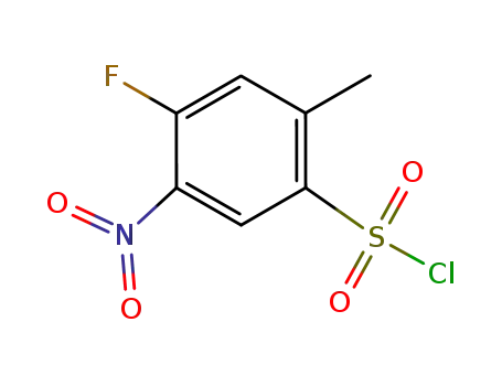 4-fluoro-2-methyl-5-nitrobenzenesulphonyl chloride