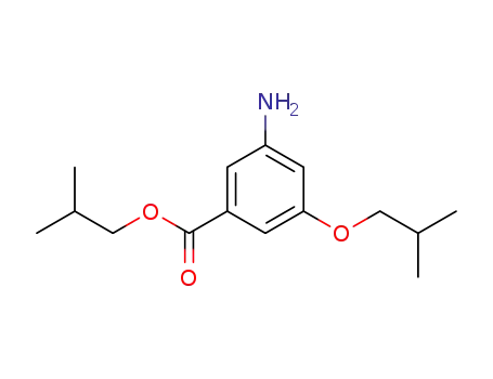 Molecular Structure of 1282520-81-3 (3-amino-5-isobutoxy-benzoic acid isobutyl ester)