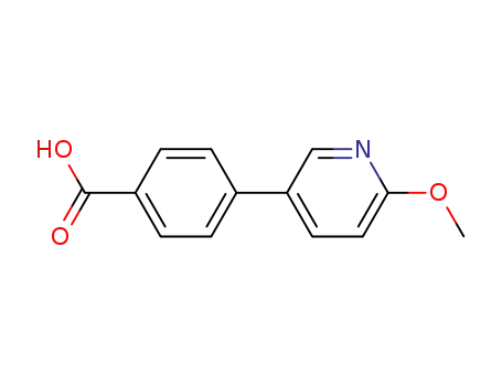 Molecular Structure of 219671-80-4 (4-(2-Cyanopyridin-3-yl)benzoic acid)