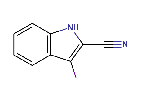 1H-Indole-2-carbonitrile, 3-iodo-