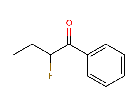 Molecular Structure of 23071-44-5 (1-Butanone, 2-fluoro-1-phenyl- (9CI))