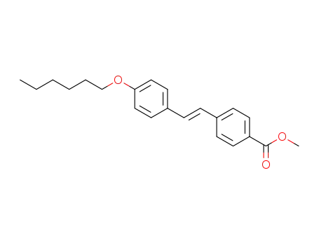 4-[(E)-2-(4-hexyloxy-phenyl)-vinyl]-benzoic acid methyl ester