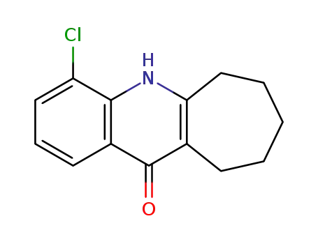Molecular Structure of 5778-55-2 (5,6,7,8,9,10-Hexahydro-4-chloro-11H-cyclohepta[b]quinolin-11-one)