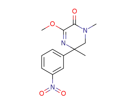 rac-3-methoxy-1,5-dimethyl-5-(3-nitro-phenyl)-5,6-dihydro-1H-pyrazin-2-one