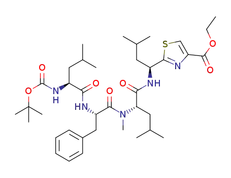 C<sub>38</sub>H<sub>59</sub>N<sub>5</sub>O<sub>7</sub>S