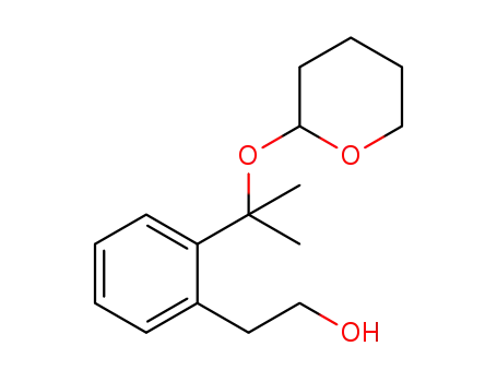 2-(2-ortho-(2-hydroxyethyl)phenylpropyl)tetrahydropyrane ether