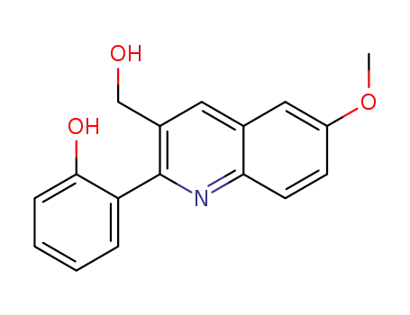 2-(3-(hydroxymethyl)-6-methoxyquinolin-2-yl)phenol