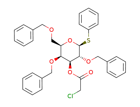phenyl 2,4,6-tri-O-benzyl-3-O-chloroacetyl-1-thio-β-D-galactopyranoside
