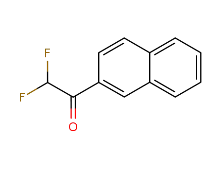 Molecular Structure of 874279-85-3 (Ethanone, 2,2-difluoro-1-(2-naphthalenyl)-)