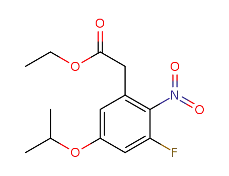 ethyl 2-(3-fluoro-5-isopropoxy-2-nitrophenyl)acetate