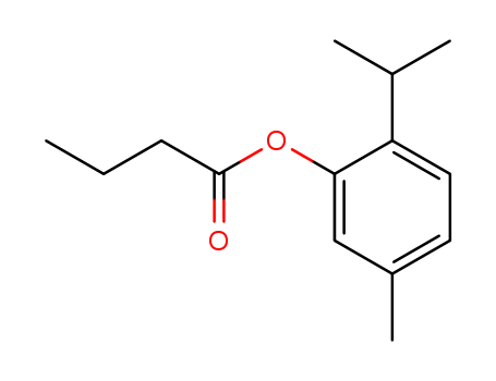 (5-methyl-2-propan-2-yl-phenyl) butanoate